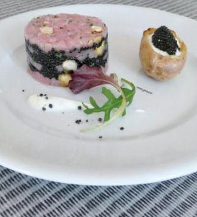 Tartare de veau au caviar Origin Sturia