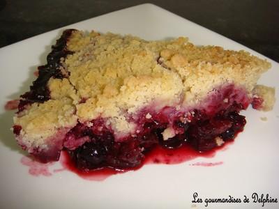 Crumble aux fruits rouges économique