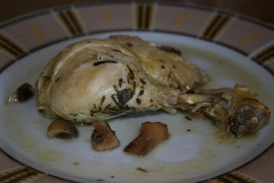 Poulet au citron et à l'estragon