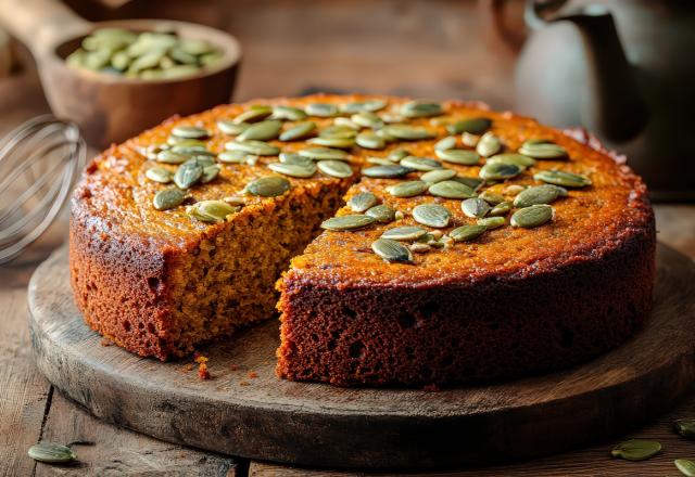 Gâteau à la citrouille au Thermomix