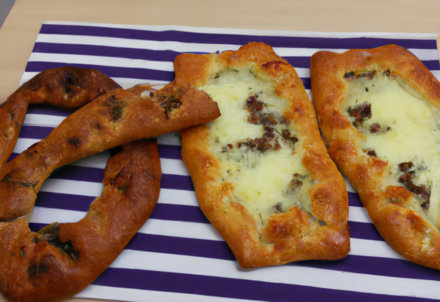 Fougasse aux fromages et carvi