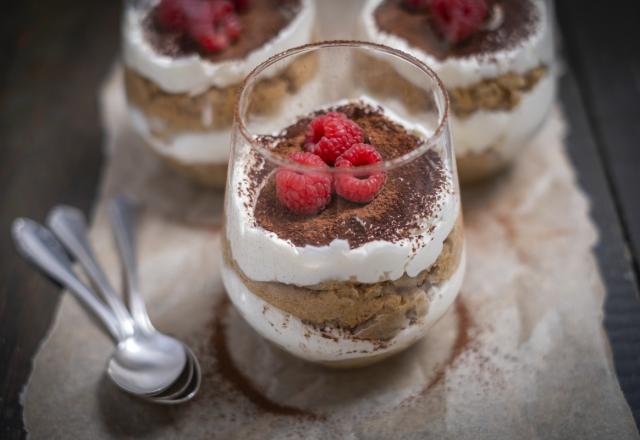 Tiramisu framboises et spéculoos