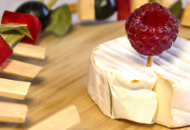 Sucette de Brie fruitée