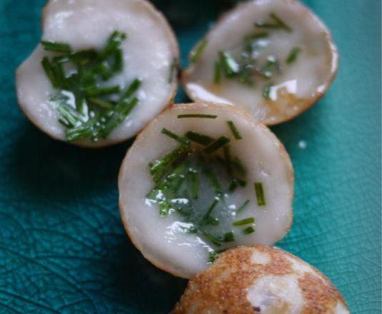 Kanom krok (crêpes thaï à la noix de coco)