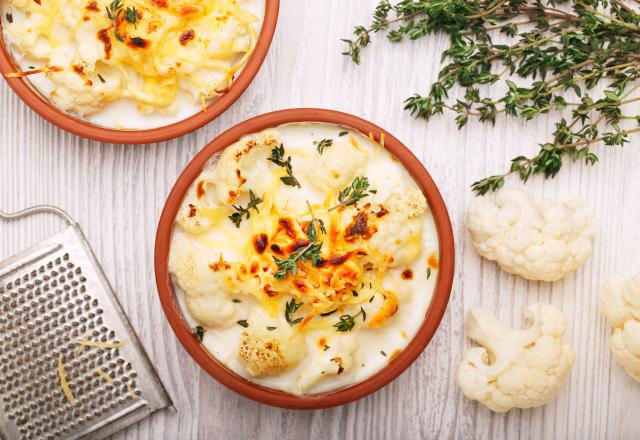 Chou-fleur à la béchamel au Cookeo