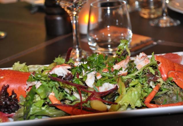 Salade gourmande de homard à la coriandre fraîche