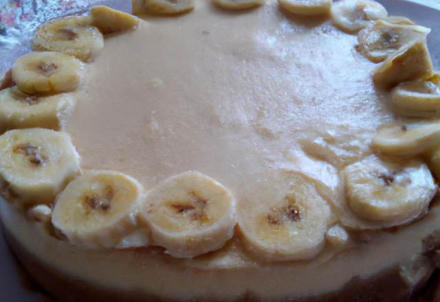 Cheesecake banane à 99.9 kkal/100g bonne