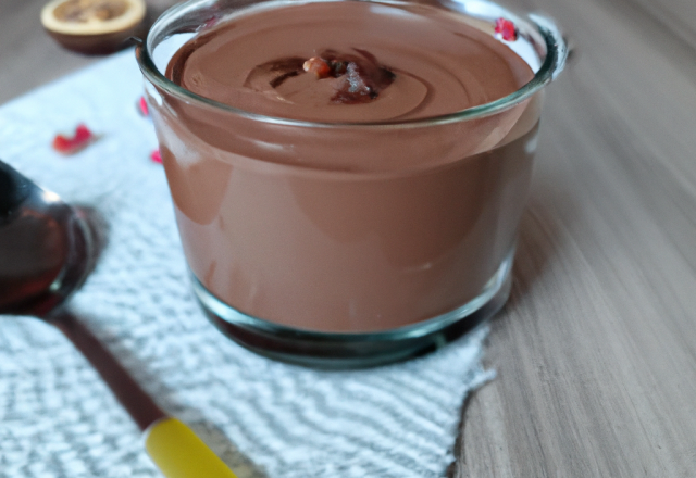 Mousse au chocolat sans sucre ajouté