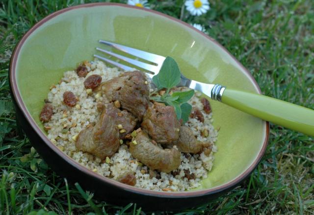 Agneau sauté au ras el hanout et au miel