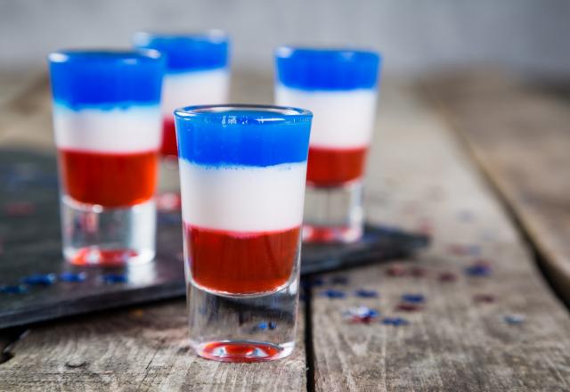 Verrine du 14 juillet façon panna cotta