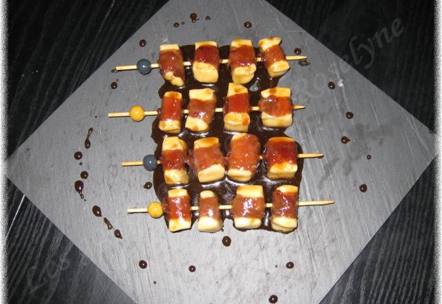 Yakitori bœuf et fromage