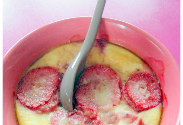 Clafoutis aux fraises et vanille