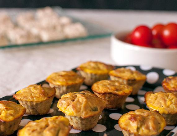 Mini bouchées au thon et à la moutarde