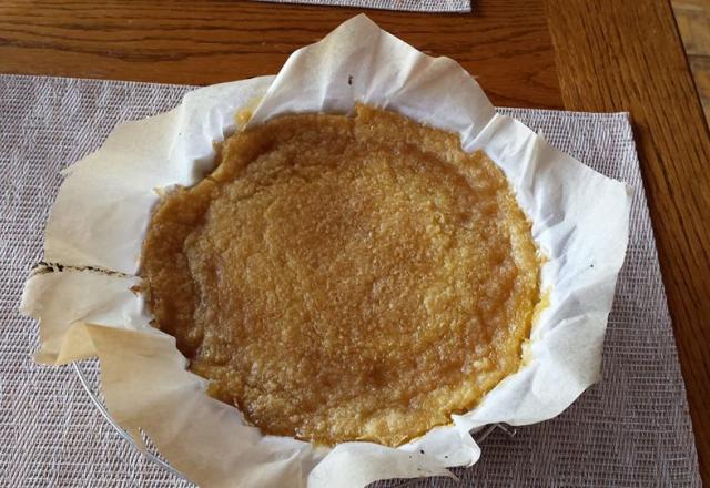 Tarte sucrée au vin