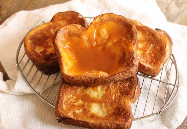 Brioche perdue au caramel beurre salé