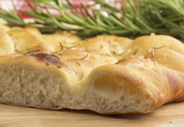 Fougasse aux olives maison