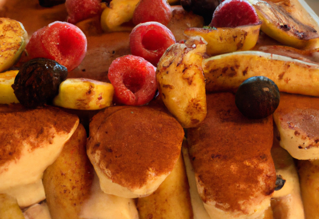 Tiramisu de fruits aux spéculoos