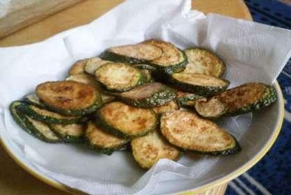 Chips de courgette