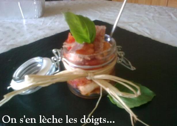 Verrine salade italienne