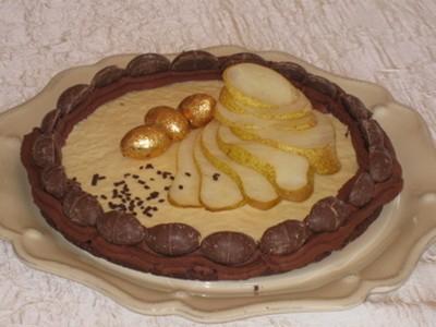 Tarte chocolat-verveine