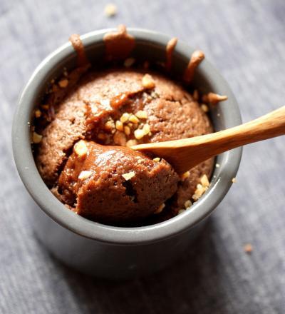 Fondant choco-marron, comme un soufflé