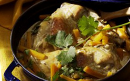 Curry de lapin aux carottes et à l'orange