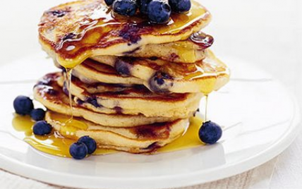 Blueberry pancakes