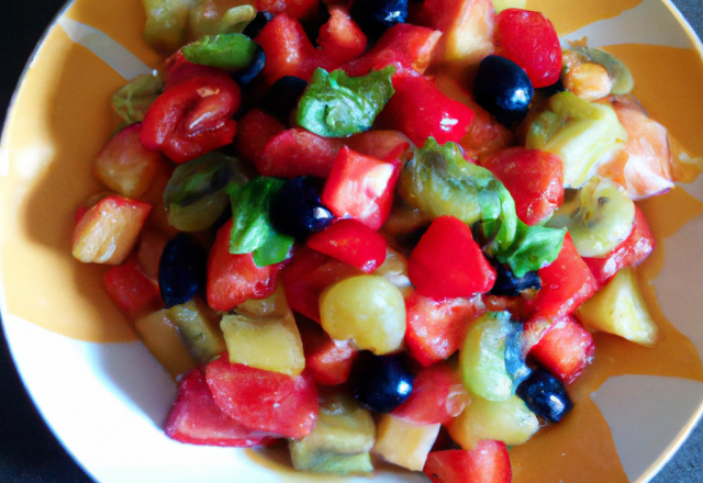 Salade de fruits pimentée