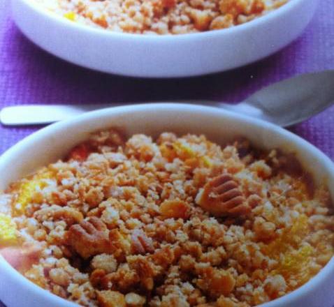 Crumble aux nectarines