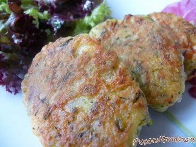 Petites galettes de courgette et feta