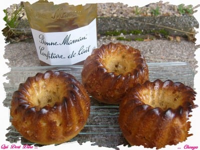 Muffins à la confiture de lait