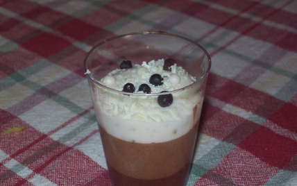 Mousse aux trois chocolats et spéculoos