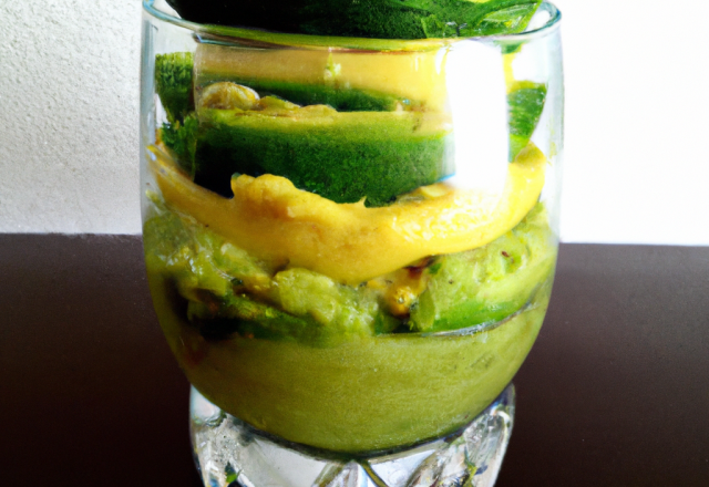 Verrine à l'avocat