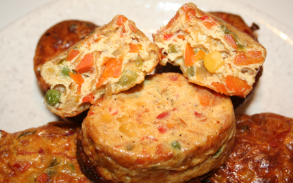 Clafouti de légumes crème de coriandre