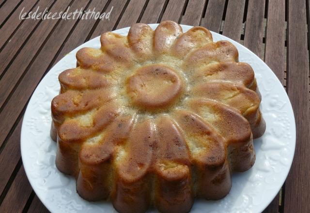 Gâteau aux poires et farine de châtaignes