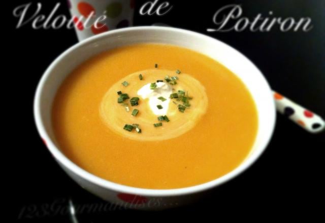 Velouté de potiron recette vitaminée