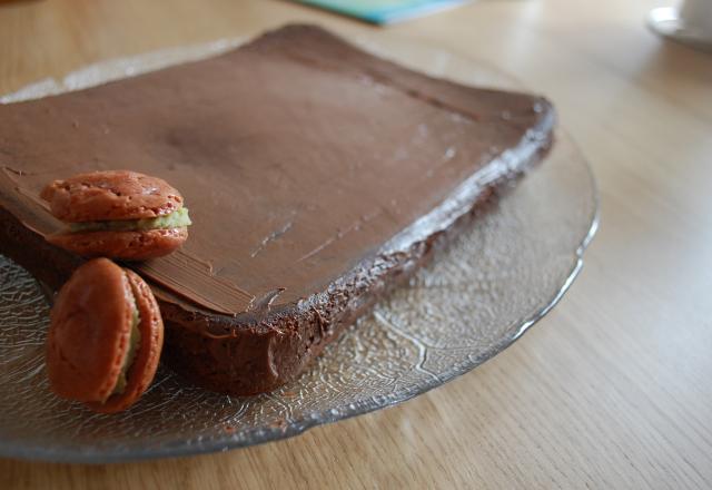 Gâteau au chocolat, nappage nutella