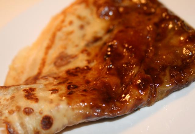 Crêpes croustillantes au caramel ou crêpes tatin