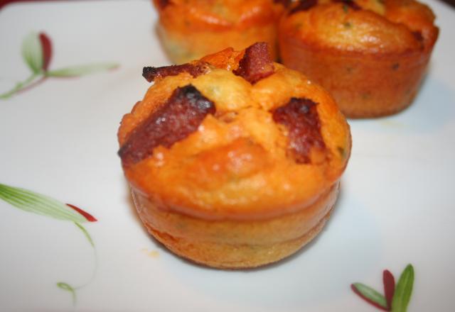 Muffins au chorizo maison