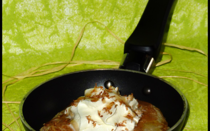 Pancakes à la banane, coco et rhum