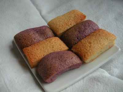 Mini-financiers de 2 couleurs