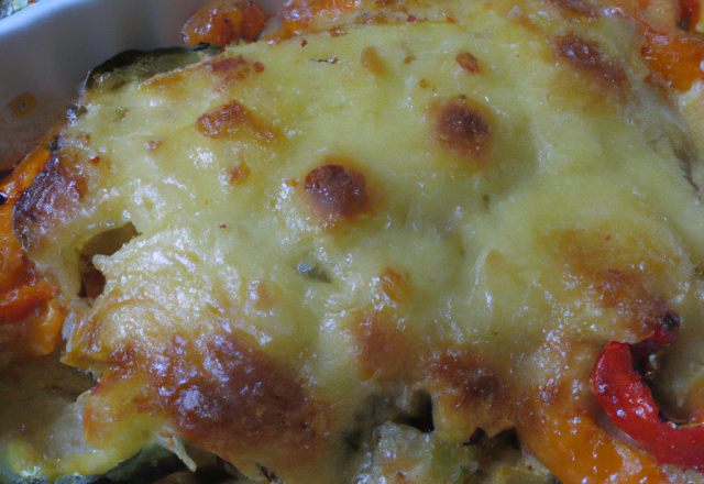 Gratin de légumes au parmesan