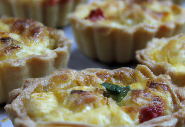 Mini quiche maraîchère