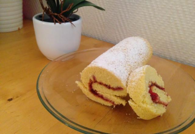 Gâteau roulé confiture maison