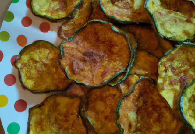 Chips de courgettes maison