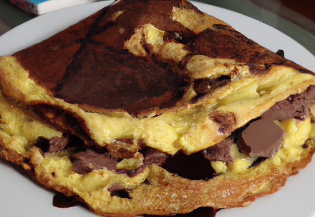 Omelette au chocolat