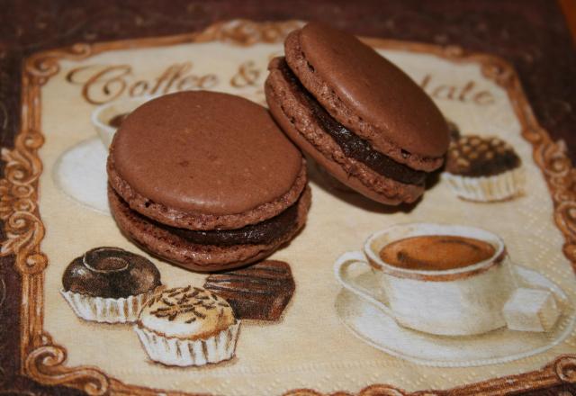 Macarons au chocolat