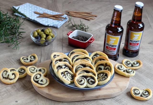 Palmiers à la tapenade