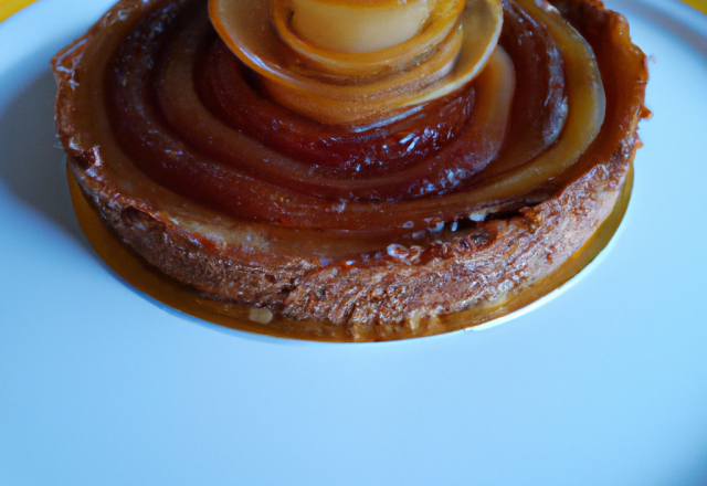 Gâteau aux poires caramélisées