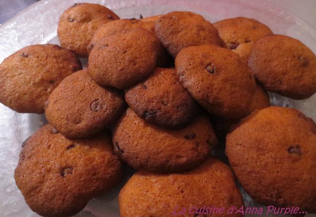 Cookies a la banane et pépites de chocolat